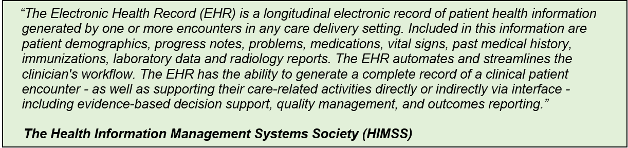 HIMSS Definition 2