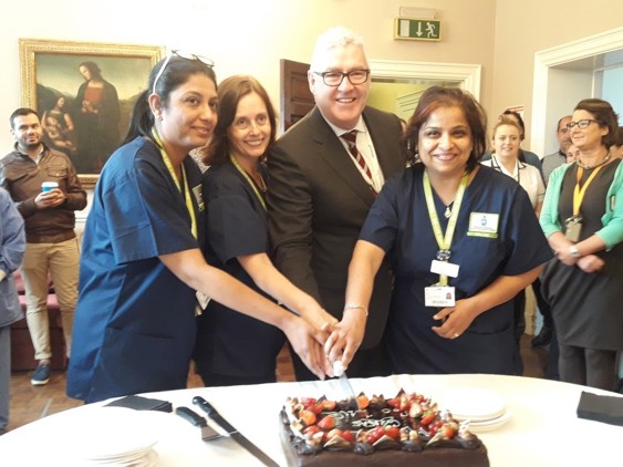 NMH Local Implementation Team Cake cutting