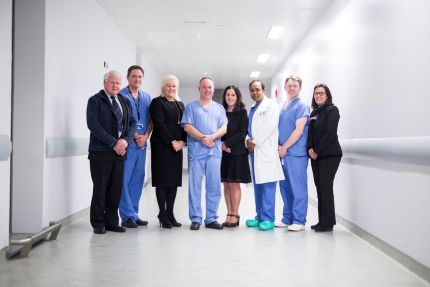 Team who carried out first Robotic Surgery