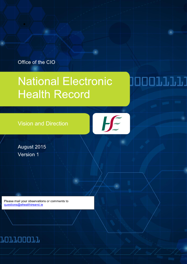 EHR Vision and Direction