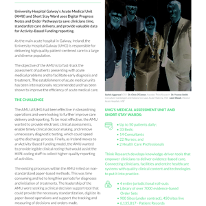 Digital Process Notes & Order Sets in University Hospital Galway’s Acute Medical Unit 