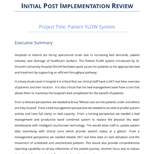 SVUH Patient Flow Benefits Case Study - Sept 2017 - EHI